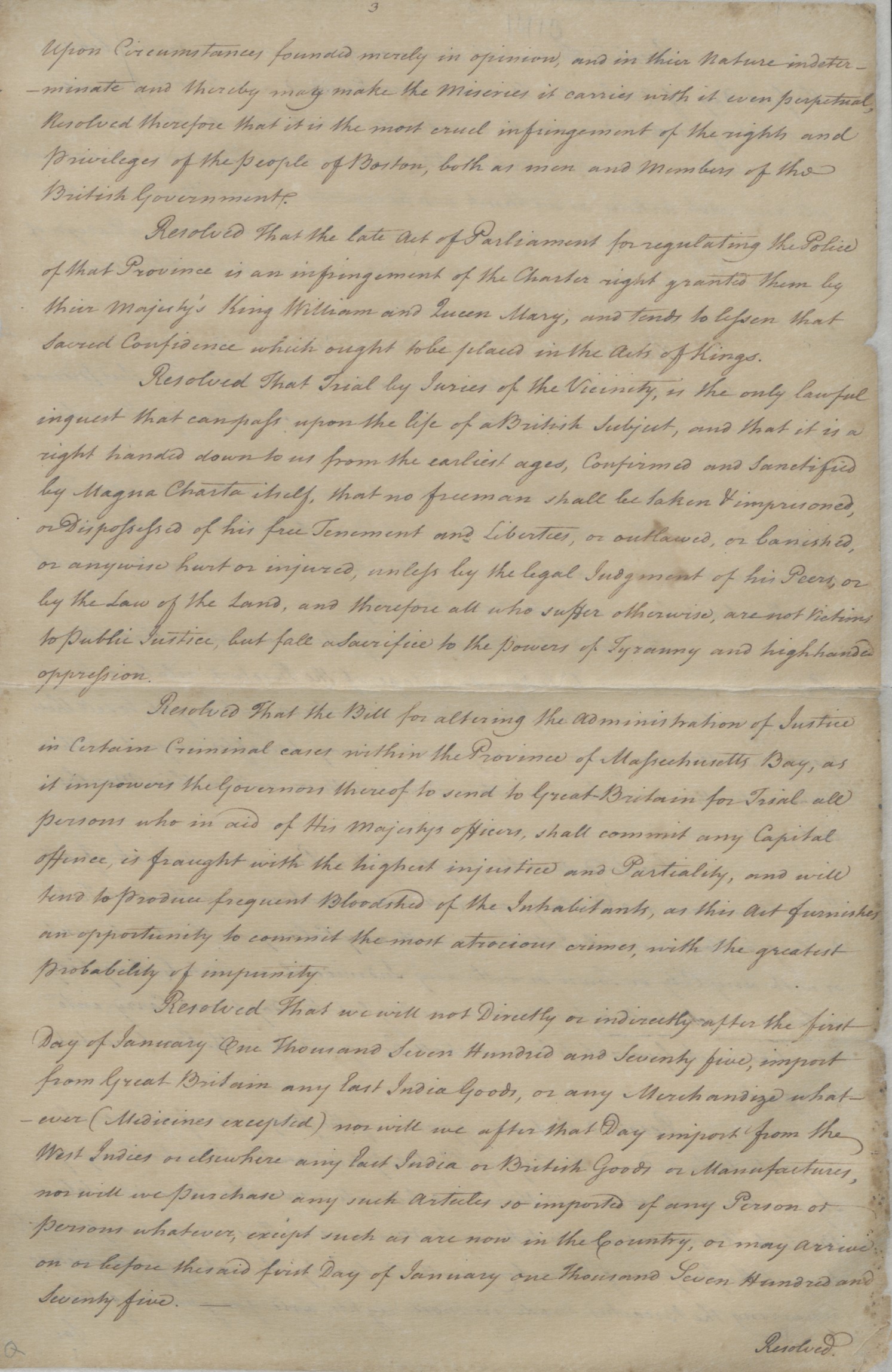 New Bern Resolves, 27 August 1774 Page3