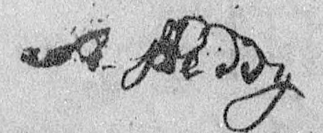 Signature reading 