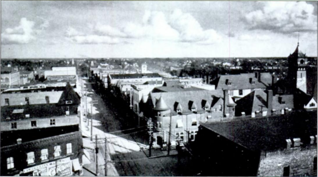 Skyline of Durham, North Carolina, circa 1905