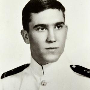 Mike Smith early in his Naval career