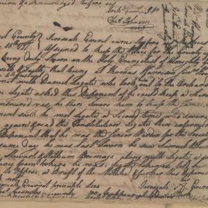 Deposition of Jerosiah Everett, 15 July 1777