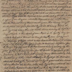 Deposition of William Harrison, 15 July 1777, page 1