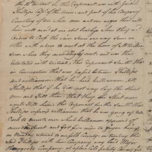 Deposition of Daniel Fulford, 26 August 1777