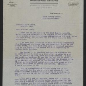 Letter from Varner to Craig, March 22, 1915