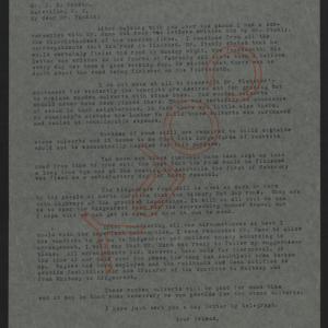 Letter from Craig to Rankin, February 14, 1916