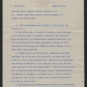 Letter from Youngberg to Craig, August 18, 1916, page 1