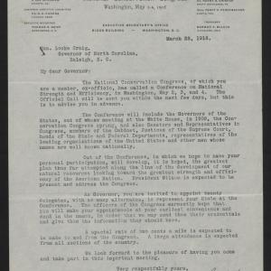 Letter from Shipp to Craig, March 28, 1916