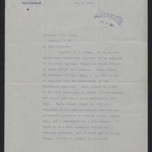 Letter from Scales to Craig, July 8, 1916, page 1