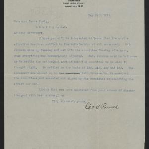 Letter from Powell to Craig, May 29, 1913