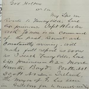 Letter from George W. Kirk to William Woods Holden, 16 July 1870, page 1