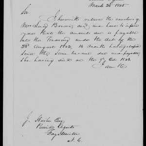 Letter from James L. Edwards to John Huske, 25 March 1845, page 1
