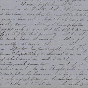 Diary Entry from Margaret Eliza Cotten, 25 May 1854, page 1