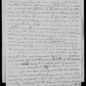 Application for a Veteran's Pension from William Guest, 9 October 1833, page 1