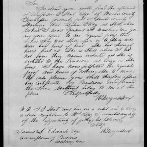 Letter from Adam Ferguson to James L. Edwards, 14 August 1845