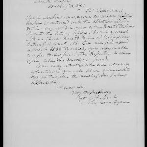 Letter from John Gray Bynum to James L. Edwards, 10 September 1840, page 1