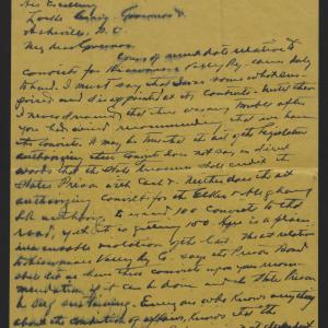 Letter from Norvell to Craig, July 9, 1915, page 1