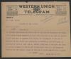 Telegram from J. E. Aggrey to Gov. Bickett, December 1, 1918