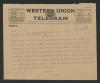 Telegram Enoch H. Crowder to Thomas W. Bickett, June 5, 1917