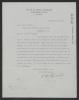 Letter from Thomas W. Bickett to Charles J. Bailey, November 22, 1917