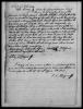 Affidavit of Bartlet Pettiford in support of a Pension Claim for Rachel Locus, 28 April 1838, page 1